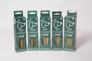 batonnet de fromage à la spiruline pour chien, friandises pour le bien-être canin.