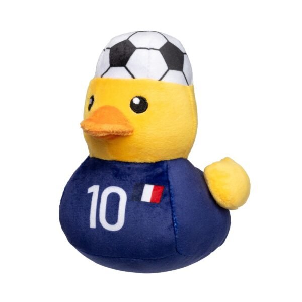 Jouet pour chien, canard à l'effigie de l'équipe de France de Football
