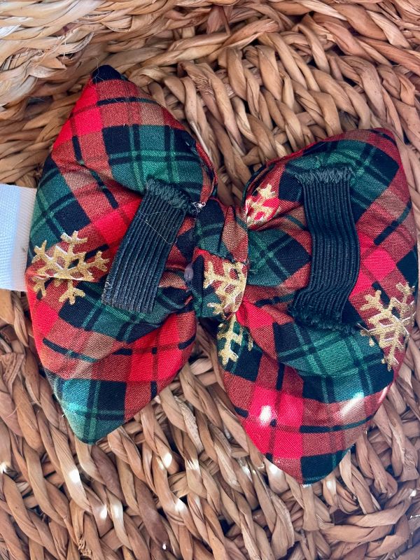 Noeud papillon tartan pour chien. Noeud papillon pour collier de chien