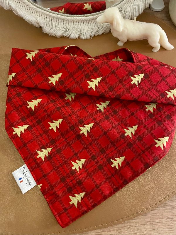 Bandana pour chien, accessoire de noel pour chien.